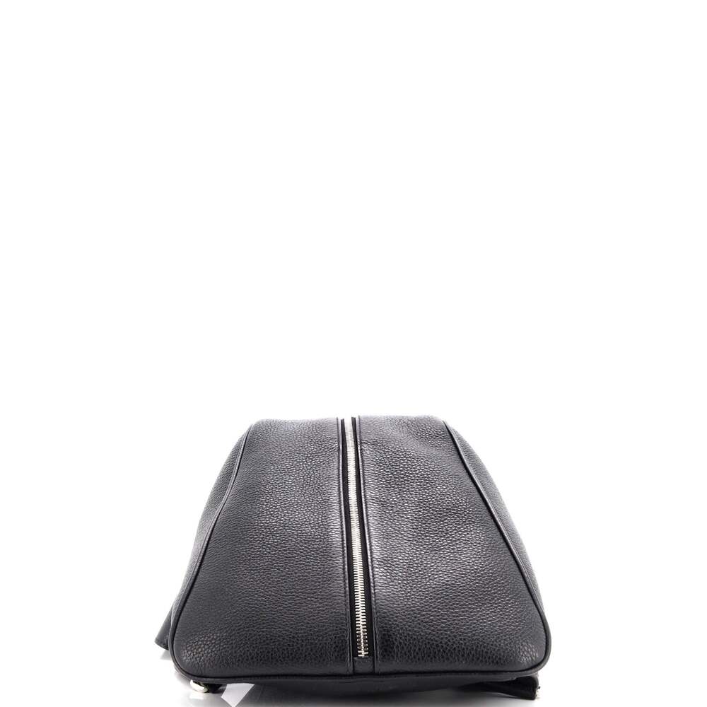 Prada Triangle Zip Backpack Leather #230672P10B - image 4